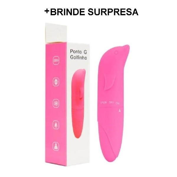 Vibrador Golfinho Toque Aveludado Sexy Import